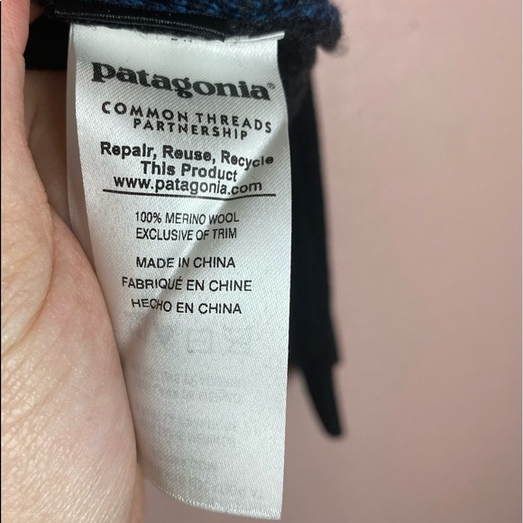 Men’s Patagonia Fitz Roy Merino 1/4 Zip Sweater - Picture 6 of 9